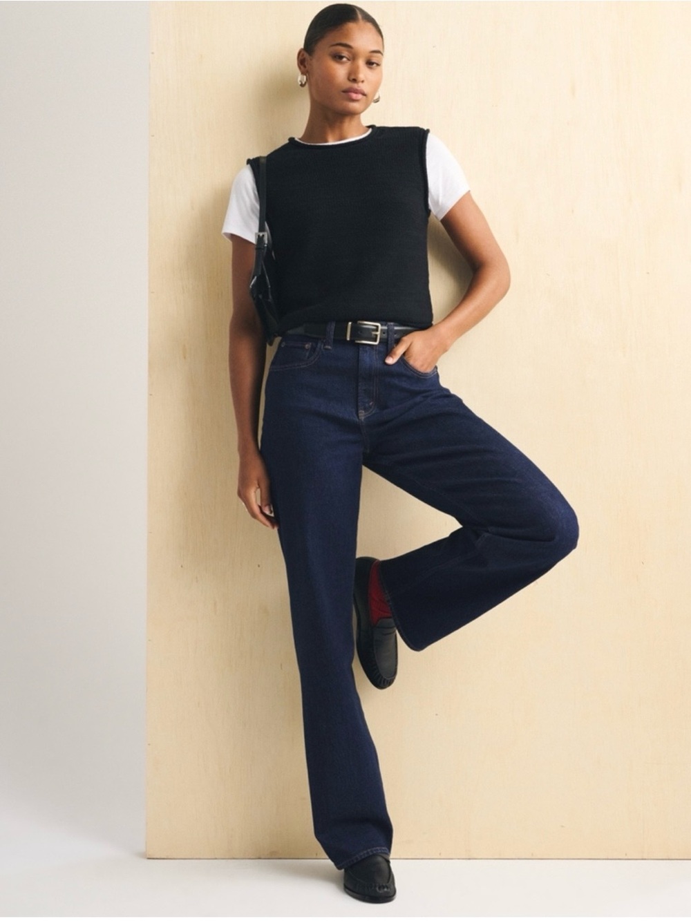 NWT Abercrombie & Fitch Curve Love High Rise 90s Relaxed Jean Size 31